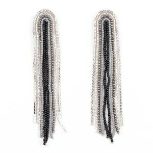 Paparazzi Let There BEAD Light Black Post Earrings